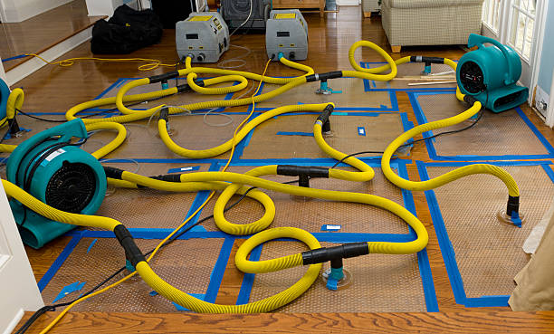 Professional Burst Pipe Water Damage technician working in McLoud, OK